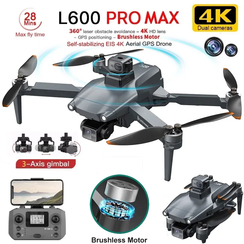 L600 PRO MAX GPS Drone Profess - Drone Camera Lens recensie en prijs