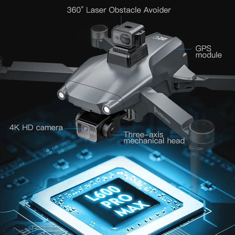 L600 PRO MAX GPS Drone Profess - Drone Camera Lens recensie en prijs