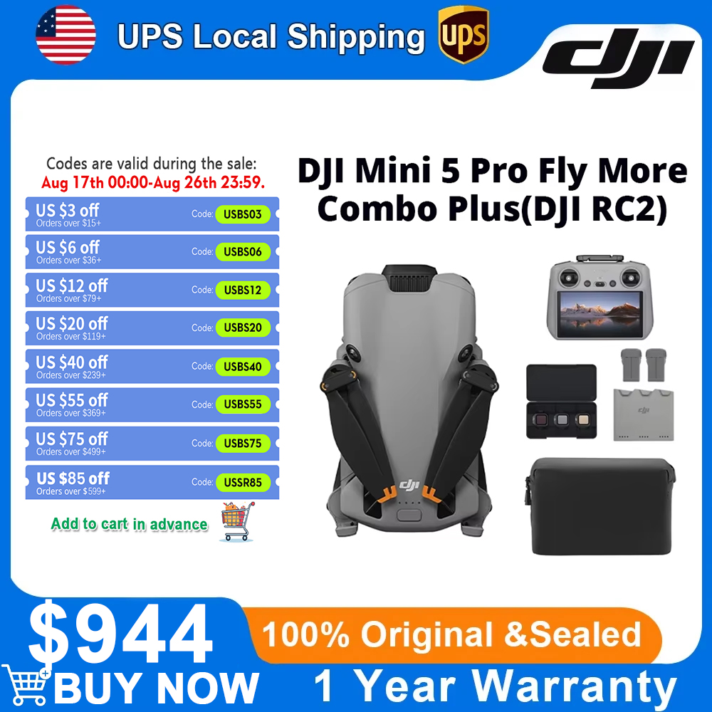 DJI Mini 5 Pro Fly More Combo  - Drone Camera Vlog recensie en prijs